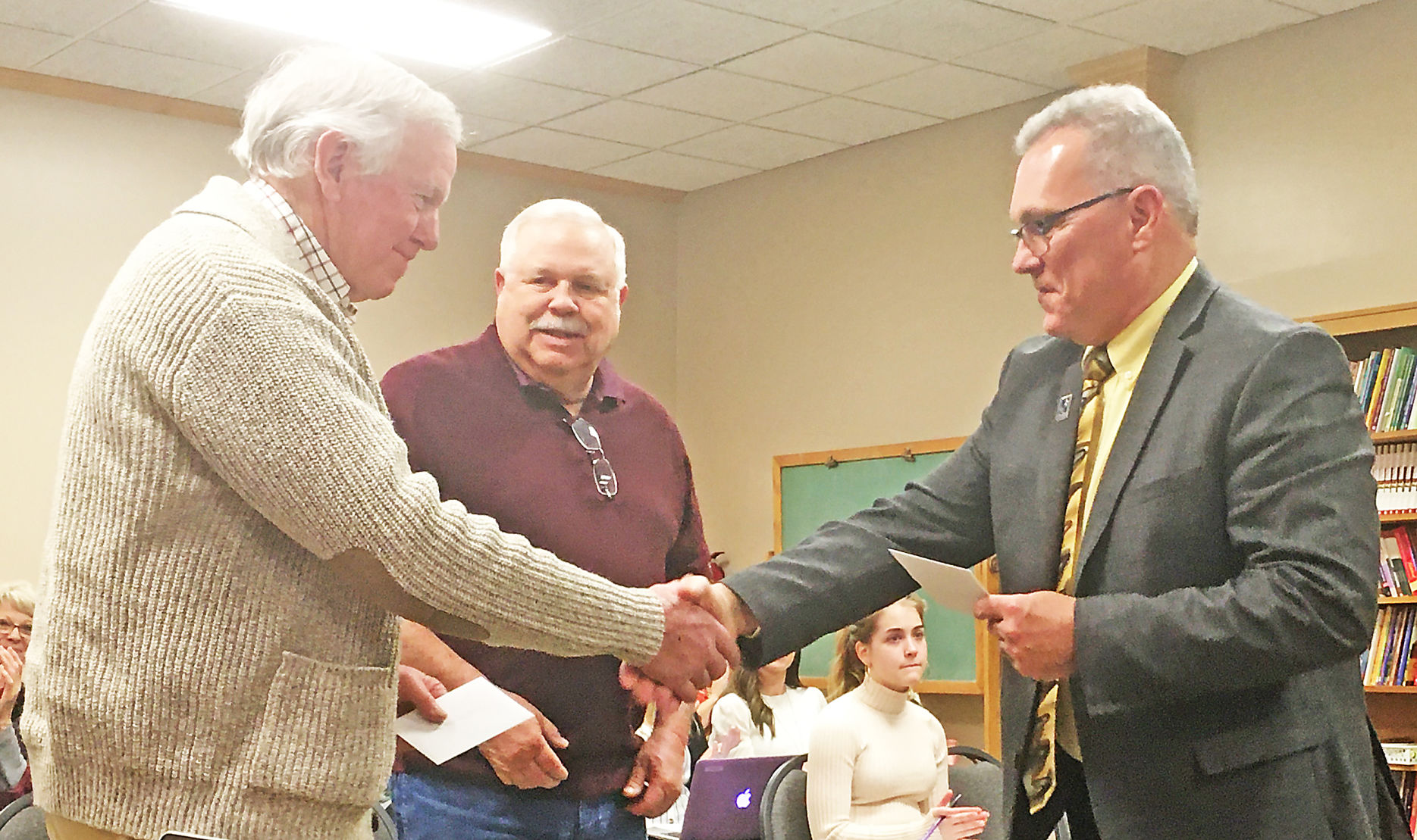 Burwell, Whitehair turn over shop keys